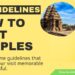 how to visit temples step by step guidelines