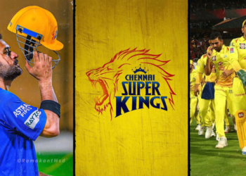MS Dhoni in Csk Jersey