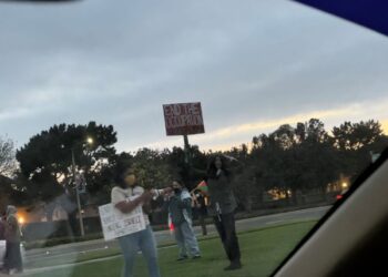 Pro-Palestine and Iran Protests on May 17th in Irvine, CA.