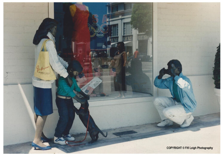 My old snapshot of summer olympics window display
