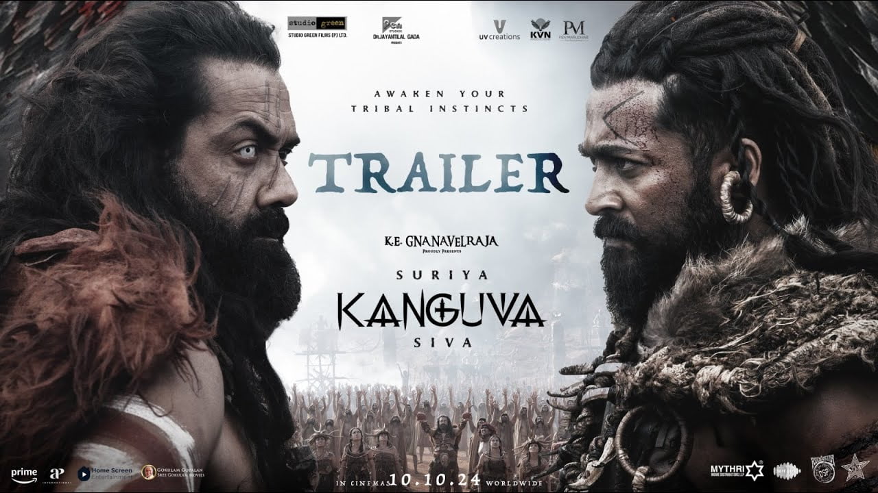 Kanguva Official Trailer Released – Cast, Crew, and Short Plot