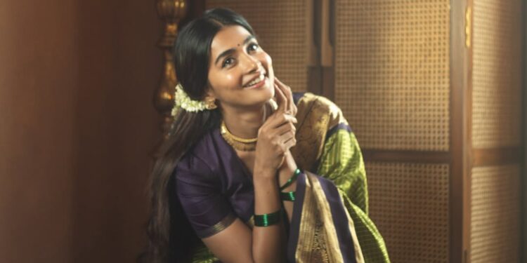 Pooja Hegde shared From The Vintage closet, a 70-year-old stunning saree