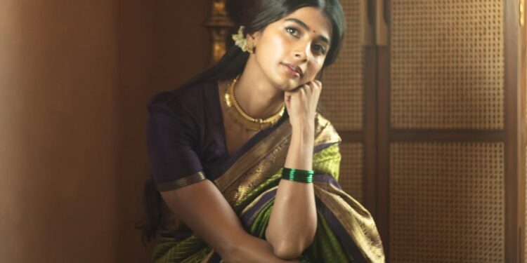Pooja Hegde shared From The Vintage closet, a 70-year-old stunning saree
