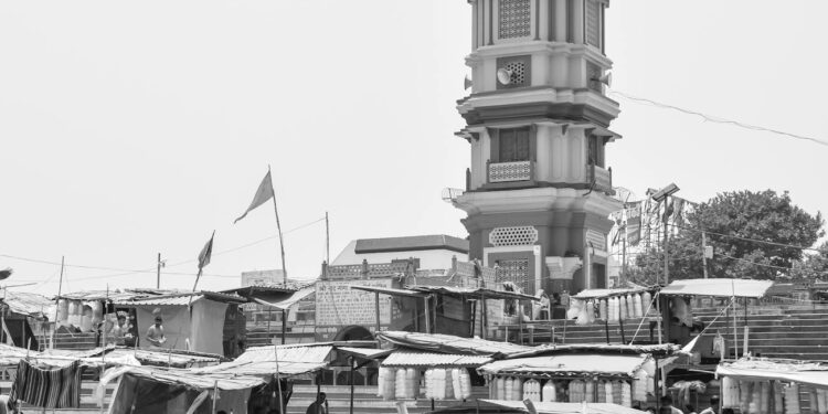 view of a waterfront: As Haridwar struggles with the environmental cost of mass devotion, this reflection explores whether sacred rituals and sustainability can coexist—and how mindful faith could help restore the purity of the Ganges.