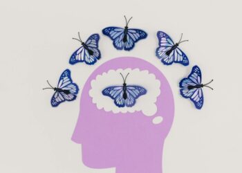 illustration of a head and butterflies around the scalp and inside the brain: Explore the vital role of human brain banks in advancing neuroscience. Learn how donated brain tissues support research on neurological disorders, promote public awareness, and pave the way for innovative treatments and diagnostics.