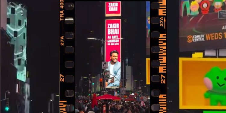 Zakir Khan Makes History as First Hindi Comic at Madison Square Garden in New York