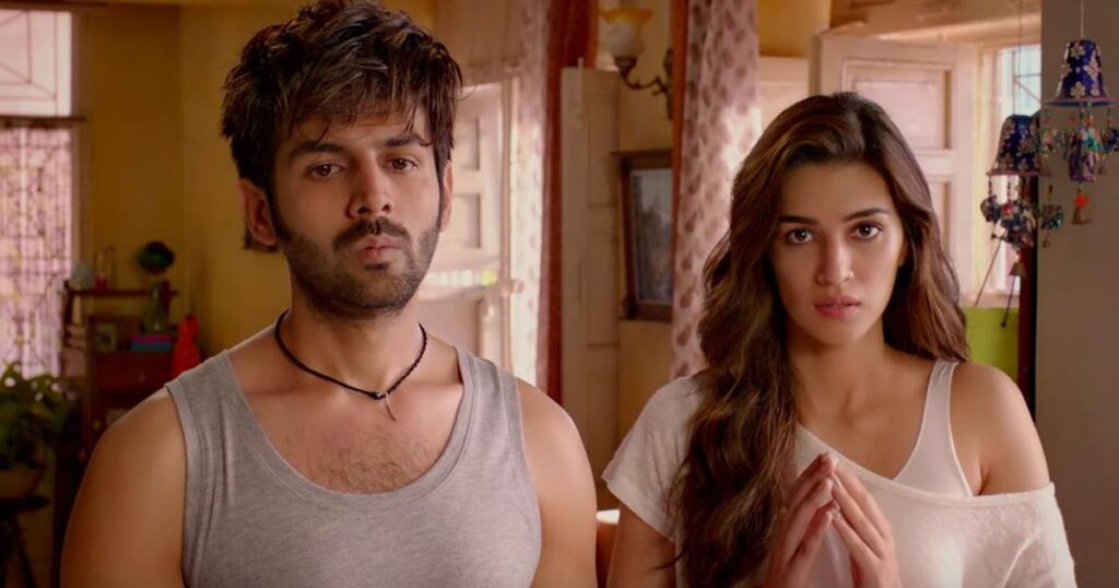 Luka Chuppi (2019) This Kartik Aaryan–Kriti Sanon starrer mixes situational comedy with social commentary as a couple decides to try live-in relationship before marriage—only to get caught in endless chaos. Why Watch: Light-hearted humour and perfect for family viewing.